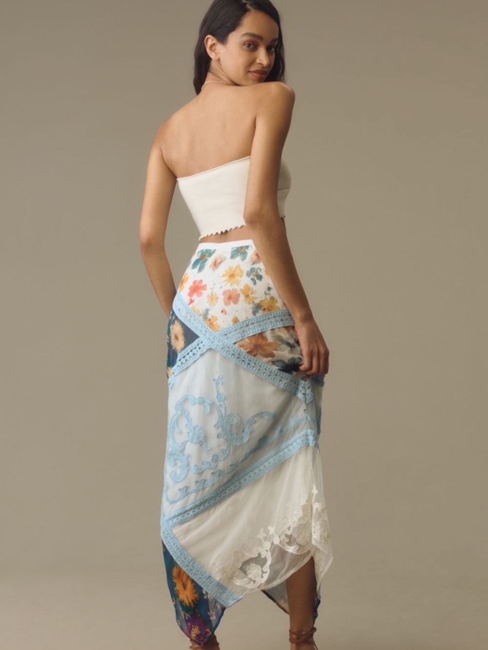 Anthropologie Printed Mermaid Maxi - Picture 3 of 11